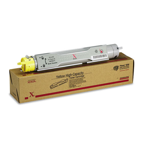 106R00674 High-Yield Toner, 8,000 Page-Yield, Yellow-(XER106R00674)