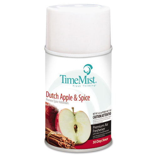 Premium Metered Air Freshener Refill, Dutch Apple and Spice, 6.6 oz Aerosol Spray-(TMS1042818EA)