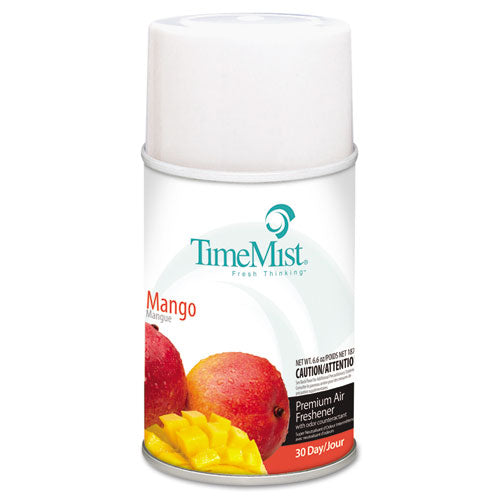 Premium Metered Air Freshener Refill, Mango, 6.6 oz Aerosol Spray-(TMS1042810EA)