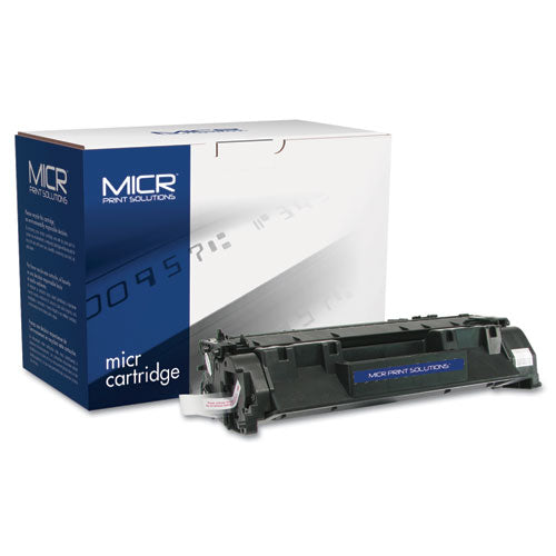Compatible CE505X(M) (05XM) High-Yield MICR Toner, 6,000 Page-Yield, Black-(MCR05XM)