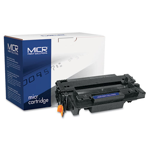 Compatible CE255X(M) (55XM) High-Yield MICR Toner, 12,500 Page-Yield, Black-(MCR55XM)