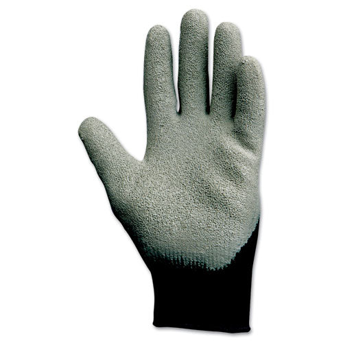 G40 Latex Coated Poly-Cotton Gloves, 250 mm Length, Large/Size 9, Gray, 12 Pairs-(KCC97272)