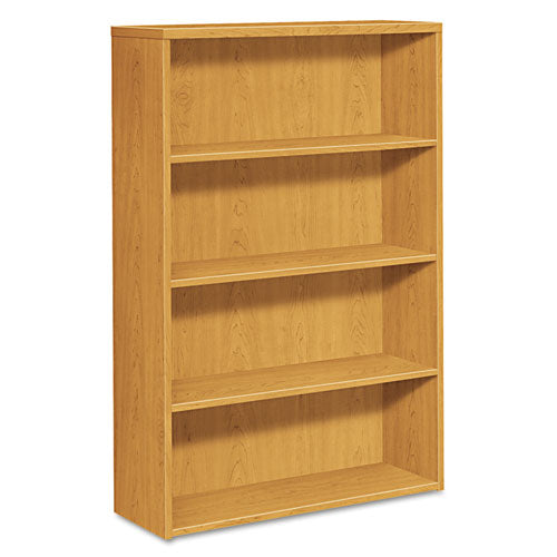 10500 Series Laminate Bookcase, Four-Shelf, 36w x 13.13d x 57.13h, Harvest-(HON105534CC)