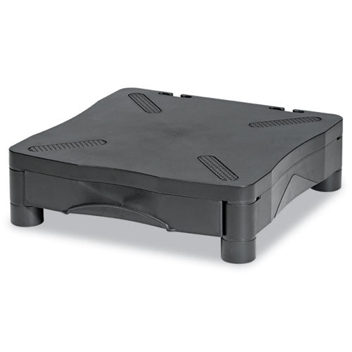 Monitor Stand, 13.25" x 13.5" x 2.75" to 4", Black, Supports 60 lbs-(KCS10368)