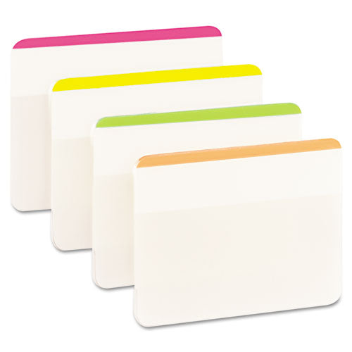 Lined Tabs, 1/5-Cut, Assorted Bright Colors, 2" Wide, 24/Pack-(MMM686F1BB)