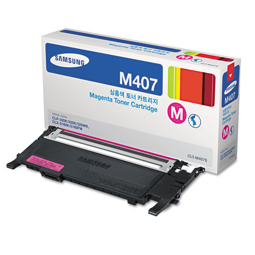 CLT-M407S Toner, 1,000 Page-Yield, Magenta-(SASCLTM407S)