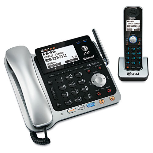 TL86109 Two-Line DECT 6.0 Phone System with Bluetooth-(ATTTL86109)