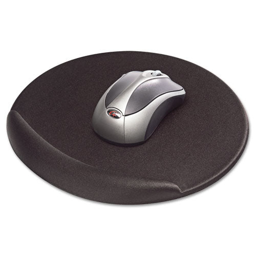 Viscoflex Oval Mouse Pad, 8" dia., Black-(KCS50155)