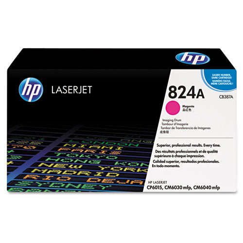 HP 824A, (CB387A) Magenta Original LaserJet Imaging Drum-(HEWCB387A)