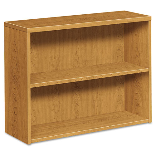 10500 Series Laminate Bookcase, Two-Shelf, 36w x 13.13d x 29.63h, Harvest-(HON105532CC)