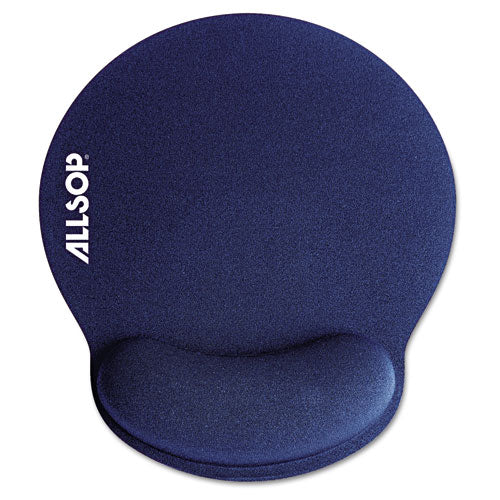 MousePad Pro Memory Foam Mouse Pad with Wrist Rest, 9 x 10, Blue-(ASP30206)