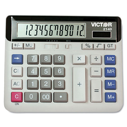 2140 Desktop Business Calculator, 12-Digit LCD-(VCT2140)