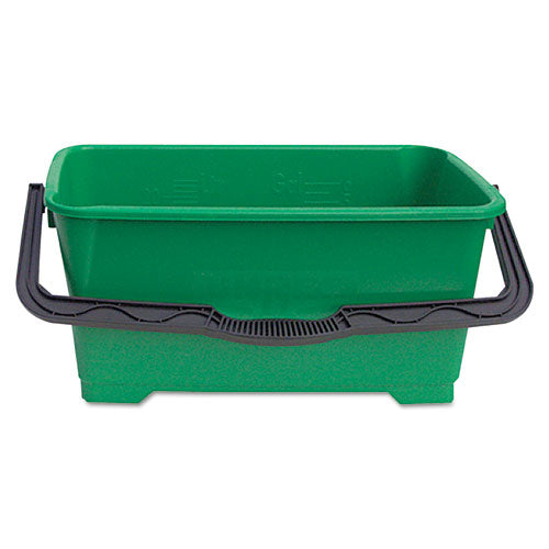 Pro Bucket, 6 gal, Plastic, Green-(UNGQB220)