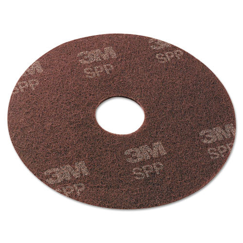 Surface Preparation Pad, 20" Diameter, Maroon, 10/Carton-(MMMSPP20)