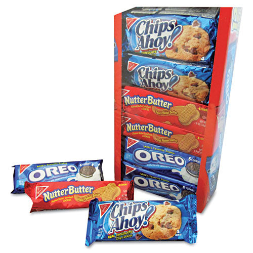 Variety Pack Cookies, Assorted, 1.75 oz Packs, 12 Packs/Box-(NFG04738)