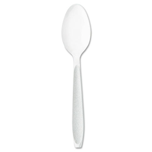 Impress Heavyweight Full-Length Polystyrene Cutlery, Teaspoon, White, 1,000/Carton-(SCCHSWT0007)