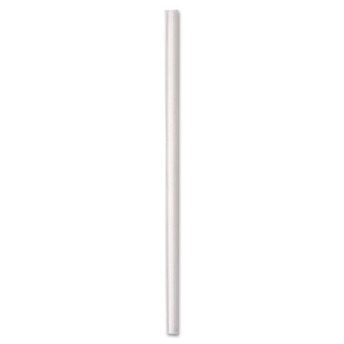 Jumbo Straws, 7.75", Polypropylene, Translucent, 250/Pack, 50 Packs/Carton-(SCC722TX)