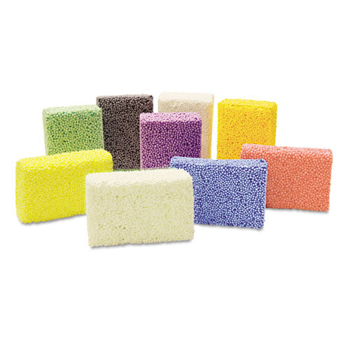 Squishy Foam Classpack, 9 Assorted Colors, 36 Blocks-(CKC9651)
