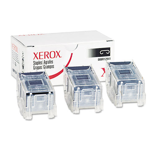 008R12941 Finisher Staples, 5,000 Staples/Cartridge, 3 Cartridges/Box-(XER008R12941)