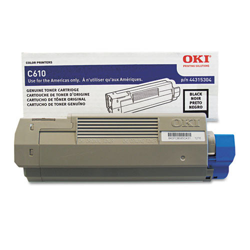 44315304 Toner, 8,000 Page-Yield, Black-(OKI44315304)