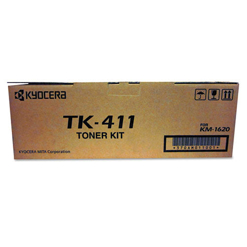 TK411 Toner, 15,000 Page-Yield, Black-(KYOTK411)