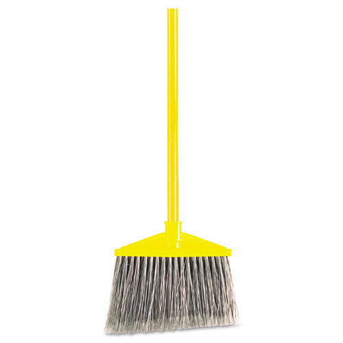 7920014588208, Angled Large Broom, 46.78" Handle, Gray/Yellow-(RCP637500GY)