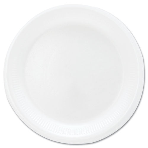 Mediumweight Foam Dinnerware, Plates, 6" dia, White, 125/Pack-(DCC6PWQRPK)