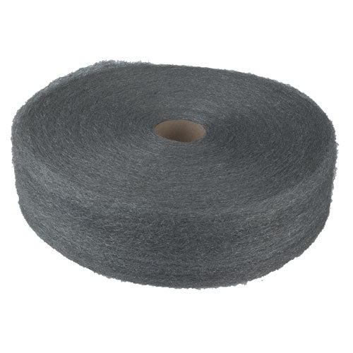 Industrial-Quality Steel Wool Reel, #3 Coarse, 5 lb Reel, Steel Gray, 6/Carton-(GMA105046)