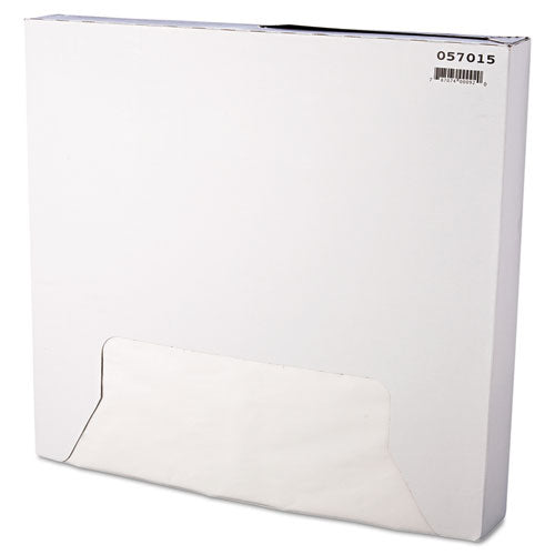 Grease-Resistant Paper Wraps and Liners, 15 x 16, White, 1,000/Box, 3 Boxes/Carton-(BGC057015)
