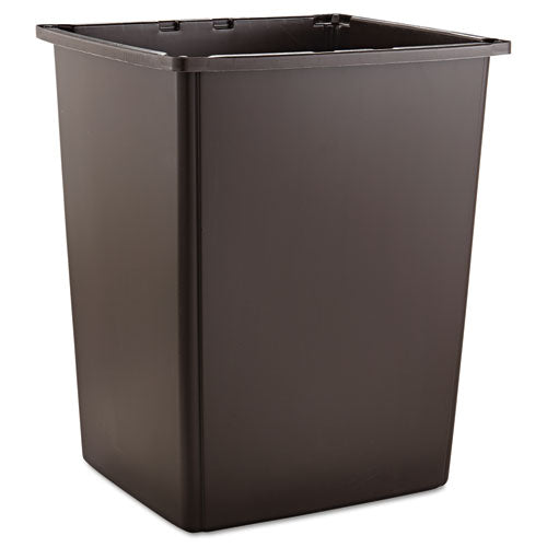 Glutton Container, 56 gal, Plastic, Brown-(RCP256BBRO)