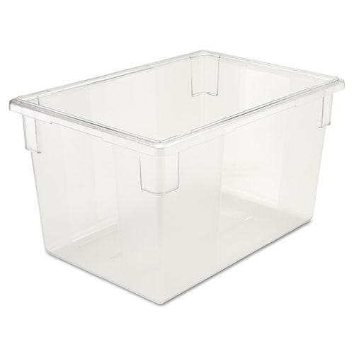 Food/Tote Boxes, 21.5 gal, 26 x 18 x 15, Clear, Plastic-(RCP3301CLE)