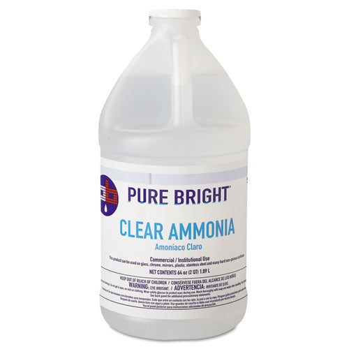 Clear Ammonia, 64 oz Bottle, 8/Carton-(KIK19703575033)