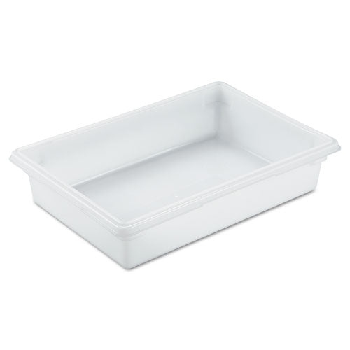Food/Tote Boxes, 8.5 gal, 26 x 18 x 6, White, Plastic-(RCP3508WHI)