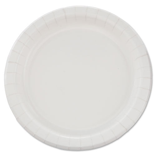 Bare Eco-Forward Clay-Coated Paper Dinnerware, Plate, 8.5" dia, White, 125/Pack, 4 Packs/Carton-(SCCMP9BR2054)