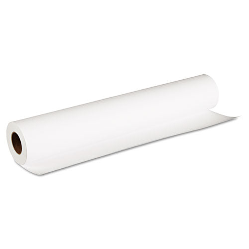 Matte Coated Paper Roll, 2" Core, 8 mil, 24" x 100 ft, Matte White-(CNM0849V349)