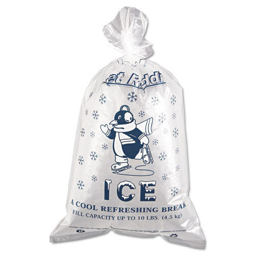Ice Bags, 1.5 mil, 12" x 21", Clear, 1,000/Carton-(IBSIC1221)