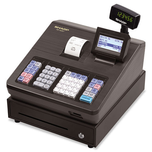 XE Series Electronic Cash Register, Thermal Printer, 2,500 Look-Ups, 25 Clerks, LCD Display, 17.6 lbs-(SHRXEA207)