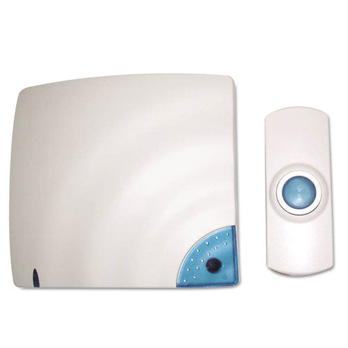 Wireless Doorbell, Battery Operated, 1.38 x 0.75 x 3.5, Bone-(TCO57910)