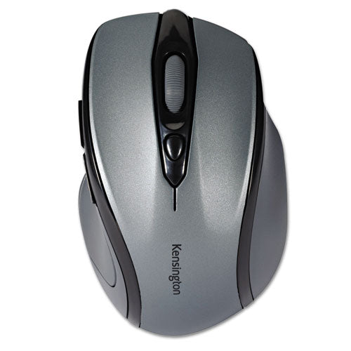 Pro Fit Mid-Size Wireless Mouse, 2.4 GHz Frequency/30 ft Wireless Range, Right Hand Use, Gray-(KMW72423)