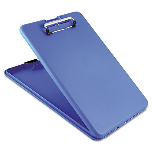 SlimMate Storage Clipboard, 0.5" Clip Capacity, Holds 8.5 x 11 Sheets, Blue-(SAU00559)