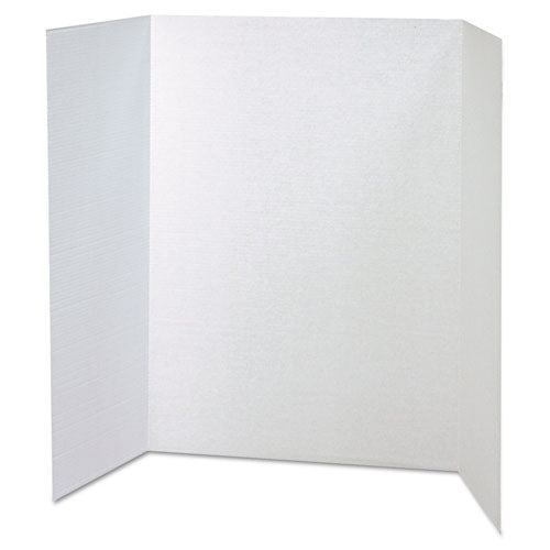 Spotlight Corrugated Presentation Display Boards, 48 x 36, White, 4/Carton-(PAC37634)