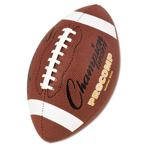 Pro Composite Football, Junior Size, Brown-(CSICF300)