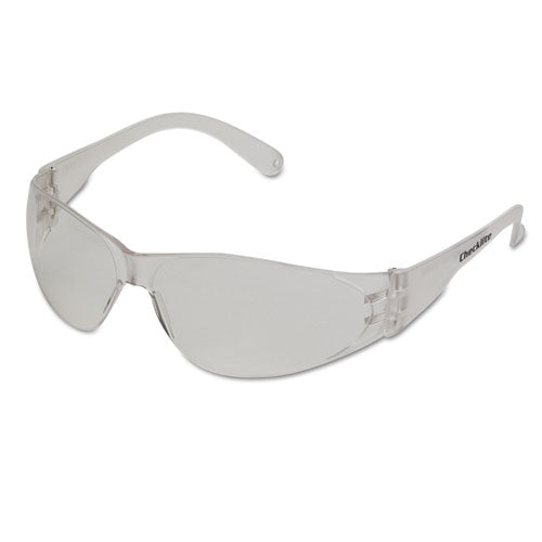 Checklite Safety Glasses, Clear Frame, Anti-Fog Lens-(CRWCL110AF)