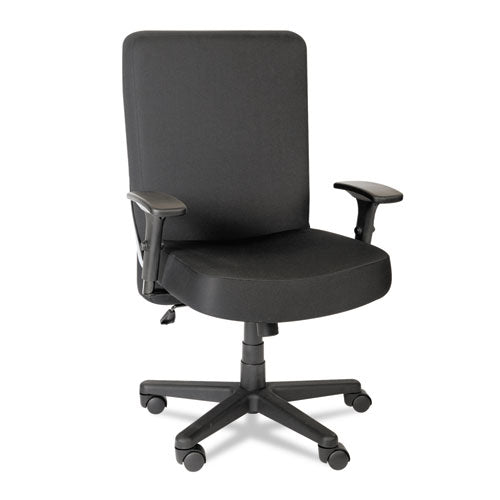 Alera XL Series Big/Tall High-Back Task Chair, Supports Up to 500 lb, 17.5" to 21" Seat Height, Black-(ALECP110)