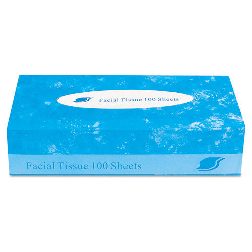 Boxed Facial Tissue, 2-Ply, White, 100 Sheets/Box, 30 Boxes/Carton-(GENFACIAL30100)