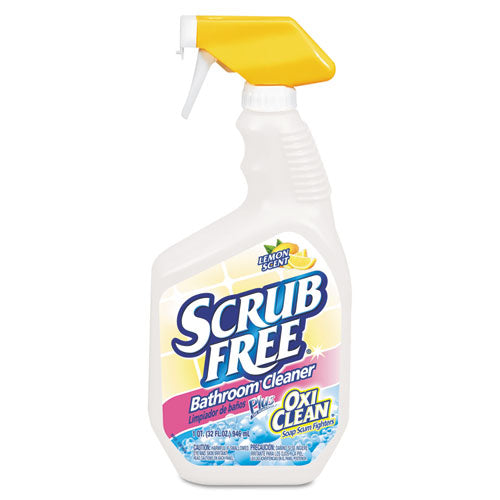 Scrub Free Soap Scum Remover, Lemon, 32 oz Spray Bottle, 8/Carton-(CDC3320000105)