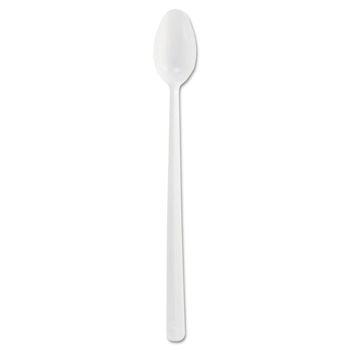 Bonus Polypropylene Utensils, 8", Spoon, White, 1000/Carton-(DCCSO8BW)