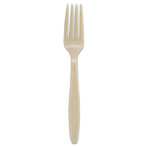 Guildware Cutlery Sweetheart Polystyrene Tableware, Forks, Champagne, 1000/Carton-(SCCGD5FK)