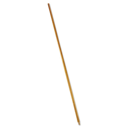 Wood Threaded-Tip Broom/Sweep Handle, 0.94" dia x 60", Natural-(RCP6361)