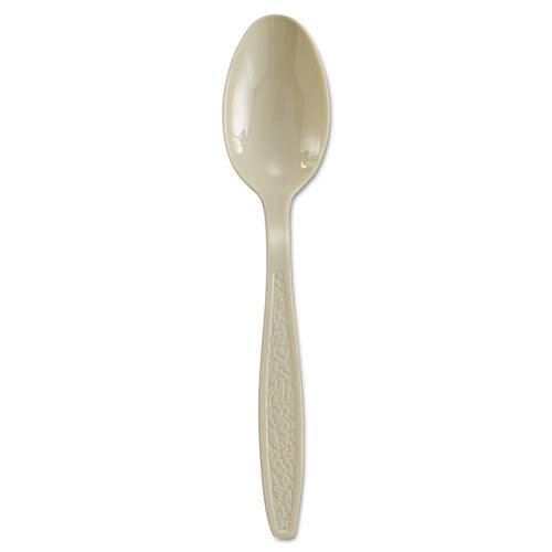 Guildware Cutlery Sweetheart Polystyrene Tableware, Teaspoons, Champagne, 1000/Carton-(SCCGD7TS)